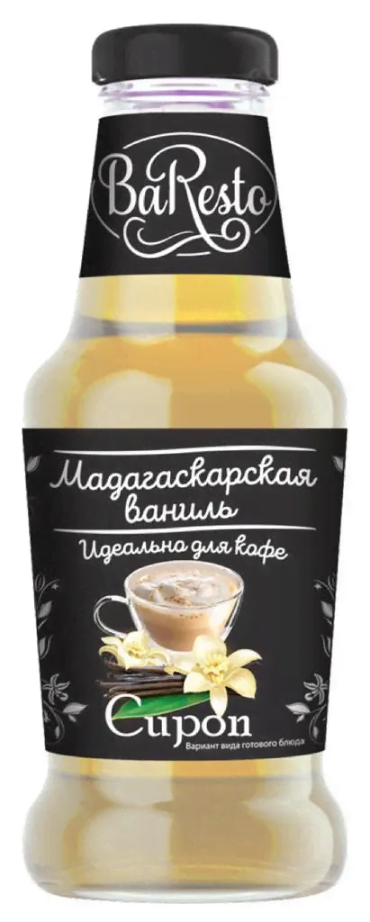 Сироп Мадагаскарская ваниль 300гр. (BARESTO)