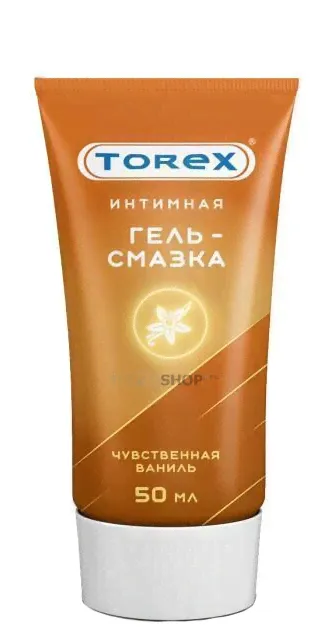 Оральная гель-смазка Torex Чувственная ваниль на водной основе туба 50 мл